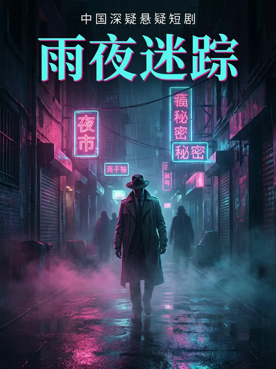 加藤莉娜 悬疑追踪短剧 - 雨夜迷踪海报